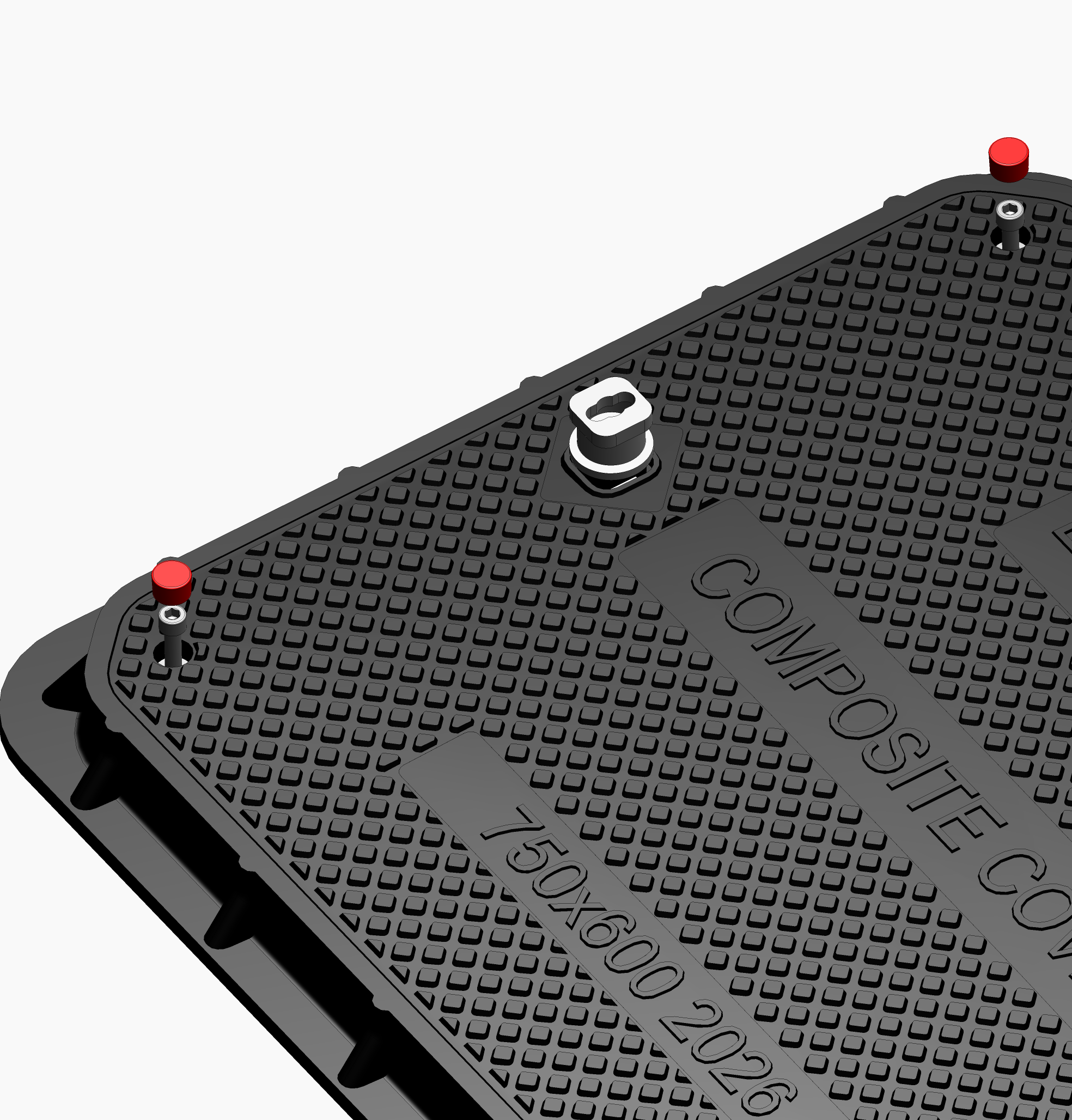 750x600mm D400 Composite Cover - Telecom